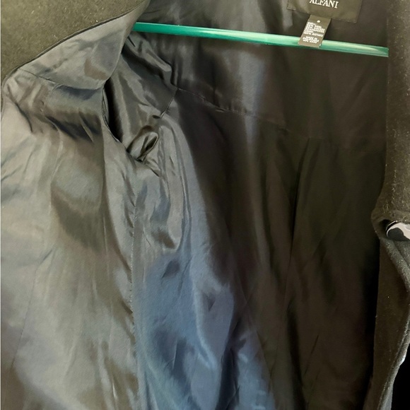 Alfani Black Wool Blend coat​ - Picture 4 of 4